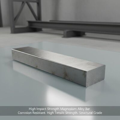 Barre d'alliage de magnésium à haute résistance aux chocs offrant une bonne résistance à la corrosion et une résistance à la traction élevée Idéal pour les structures