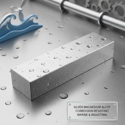 Technologie de traitement de la coulée des barres en alliage de magnésium d'argent Matériau résistant à la corrosion adapté aux usages maritimes et industriels